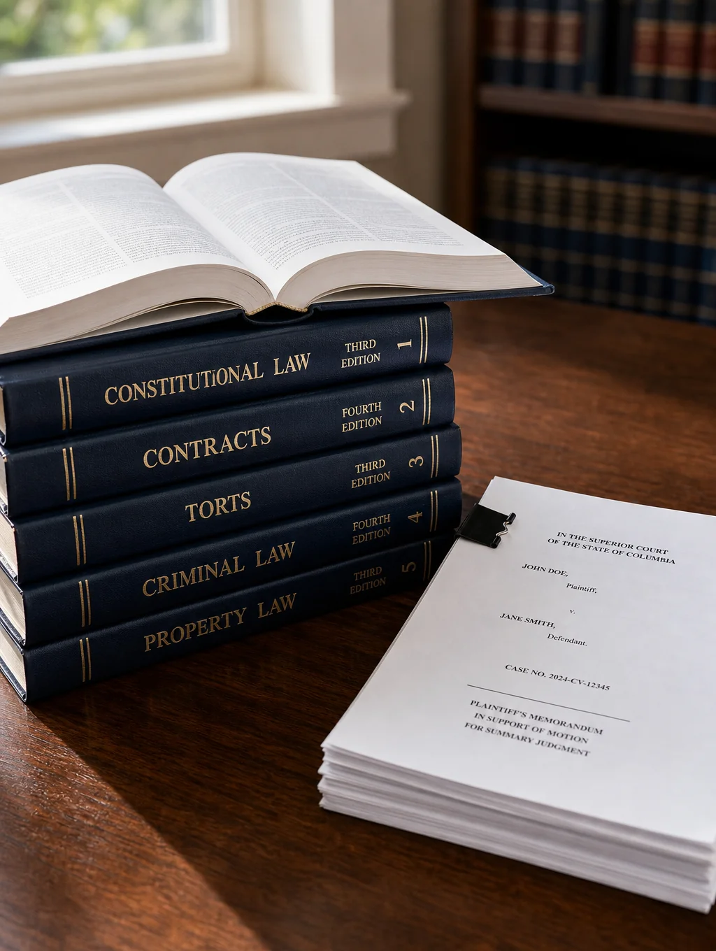 Federal court case documents and deposition summaries