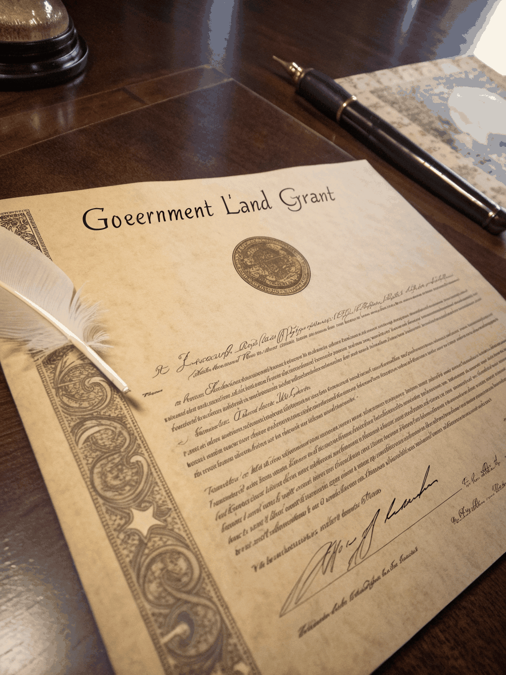 Property records and UCC filing evidence connecting aliases